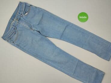 kremowe jeansy: Denim, Jeansy damskie, rozmiar M — 2