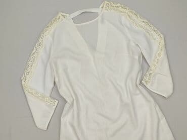 biała sukienka dla mamy na chrzest: Sukienka damska, rozmiar L — 2