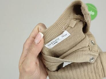 sukienka biala koronkowa: Sweatshirt, Fox&Bunny, 6-9 months, condition - Very good — 5