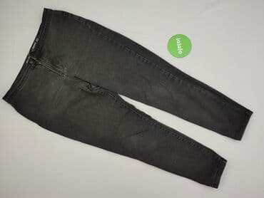 szare szerokie jeansy: Beloved, Jeansy damskie, rozmiar L — 2