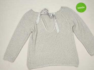 sweter z kokardą na plecach: Sweter damski, rozmiar S — 4