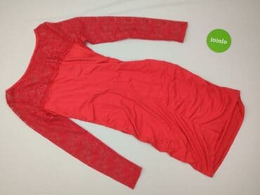 czerwona obcisła sukienki na wesele: Sukienka damska, rozmiar S — 3