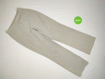 srebrne legginsy: Material trousers for women, size S (EU 36) — 2