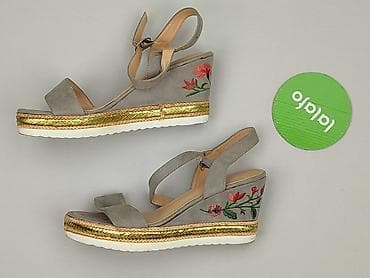 sandaly jasne: Sandały damskie, rozmiar 40 — 3