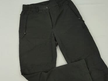 Women: HIS, Material trousers for women, size L (EU 40) — 1