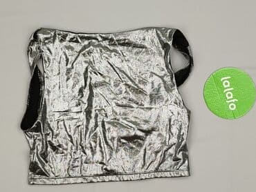 bluzki z błyszczącą nitką: Bershka, Top damski, rozmiar M — 2