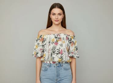 wiosenna koszula: Bluzka damska, rozmiar S — 6