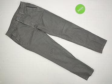 pull and bear spodnie eleganckie: Męskie spodnie Zara w kolorze szarym. Klasyczny, uniwersalny fason z — 3