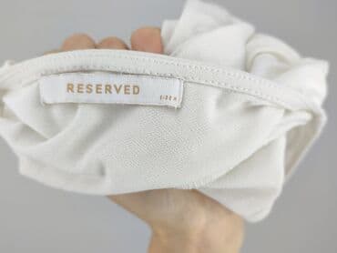 biała bluzka z krótkim rękawem reserved: Bluzka damska, rozmiar S — 5