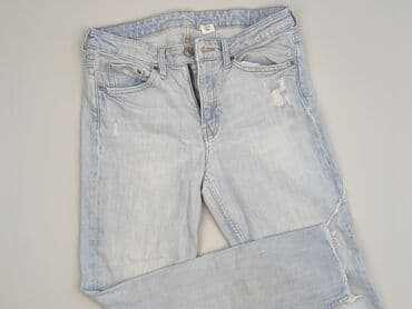 jasne damskie jeansy: H&M, Jeansy damskie, rozmiar M — 1