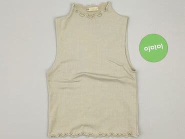 top z piórami czarny: Stradivarius, Top damski, S — 2