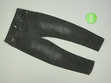 jeansy atomowki: Spodnie jeansowe, Little kids, 9 lat, 128/134, stan - Idealny — 2