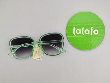 biżuteria do zielonej sukienki: Glasses, Sunglasses, Rectangular design, condition - Perfect — 4
