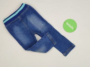 koszulka z traktorem dla dziecka: Denim pants, 12-18 months, condition - Very good — 3