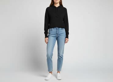 bluza w paski mohito: Mohito, Bluza z kapturem damska, rozmiar XS — 1