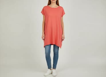 długie t shirty oversize: Tunika damska, rozmiar L — 1