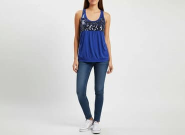 bluzka z kamieniami swarovskiego: Reserved, Bluzka damska, rozmiar S — 1