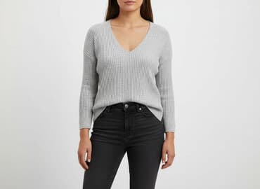 elegancka sukienka i sweter: Sweter damski, rozmiar 2XL — 5