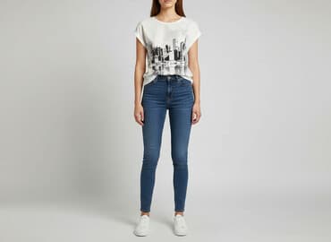 bluzki z printem: Limited Edition, T-shirt damski, rozmiar M — 7