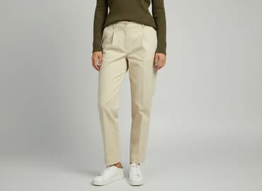 majtki lata 80: Spodnie materiałowe damskie, rozmiar L — 6