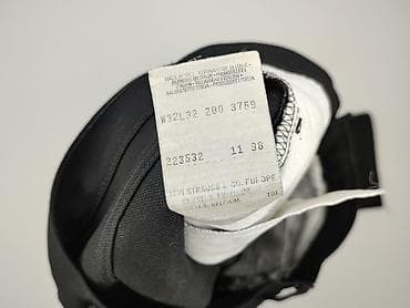 second hand stuff: Levi’s – męskie spodnie materiałowe, czarne - Model: klasyczny — 4