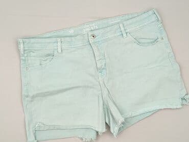 krótkie spodenki z wysokim stanem poszarpane: Clockhouse, Szorty damskie, rozmiar M — 1