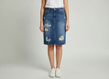 spódnice jeansowe z rozporkiem: Laulia, Spódnica damska, rozmiar M — 1