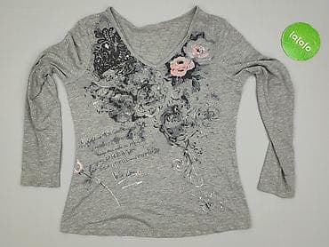 szara bluza h: Bluzka damska, rozmiar L — 2