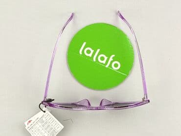 złote dodatki do zielonej sukienki: Glasses, Sunglasses, Cat eyes design, condition - Perfect — 4