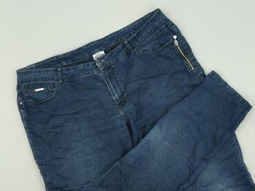 jeansy damskie granatowe: Jeansy damskie, rozmiar XL — 1