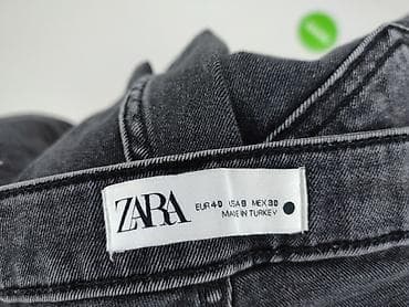 second hand zara: Jeansy damskie, rozmiar M — 4