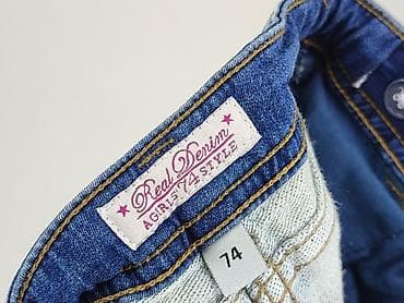 jeans raw blue: Spodnie jeansowe, 6-9 miesięcy, stan - Bardzo dobry — 4