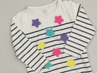 reserved bluzka z bufiastymi rękawami: Blouse, Cool Club, 1.5-2 years, 86-92 cm, condition - Very good — 1