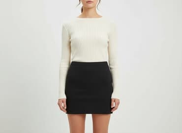 czarna spódnica hm: H&M, Spódnica damska, rozmiar XS — 6