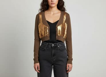 monari kurtki zimowe: Monnari, Kardigan damski, rozmiar M — 6