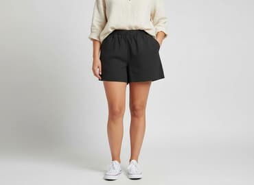 krótkie czarne spodenki: Shein, Szorty damskie, rozmiar 3XL — 7