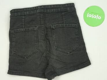 krótkie spodenki z wysokim stanem jeansowe: Sinsay, Szorty damskie, rozmiar M — 4