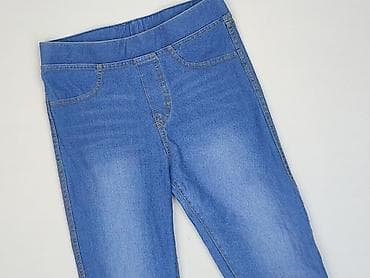 shes clothes: Spodnie jeansowe, H&M, 10 lat, 134/140, stan - Idealny — 1