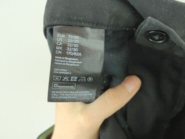 h m spodnie damskie czarne: H&M, Spodnie materiałowe damskie, rozmiar L — 5
