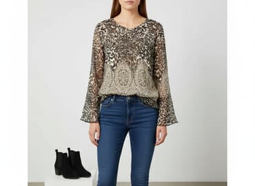 kapcie zwierzaczki: Bluzka damska, rozmiar M — 6