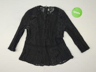 czarna bluzka koronkowa zara: Bluzka damska, rozmiar S — 2
