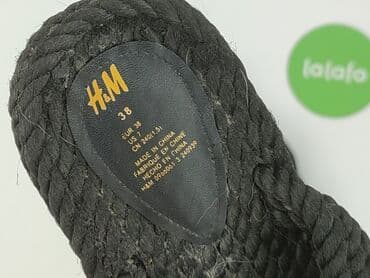 buty ugg na platformie ccc: H&M, Klapki damskie, rozmiar 38 — 5