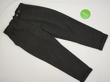 spodnie plus size wysoki stan: Spodnie materiałowe damskie, rozmiar S — 2