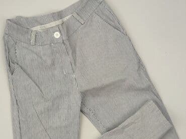 jeansy damskie podarte: Material trousers for women, size S (EU 36) — 1