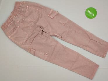 spodnie woskowane na gumce: Spodnie cargo damskie, XS — 3