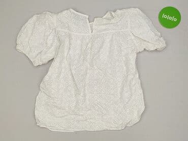 białe bluzki z haftem angielskim: Next, Bluzka damska, rozmiar M — 3