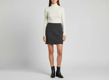 spodenko spódniczka skórzana: Spódnica damska, rozmiar S — 1