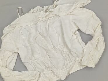 biala bluzka na jedno ramie: Bluzka damska, rozmiar S — 2