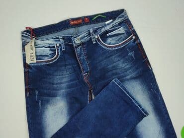 jeansy z asymetrycznym zapieciem: Jeansy dla mężczyzn, rozmiar XL — 1