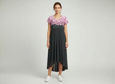 sukienki na wesele z plisowanym dołem: Sukienka damska, rozmiar M — 1